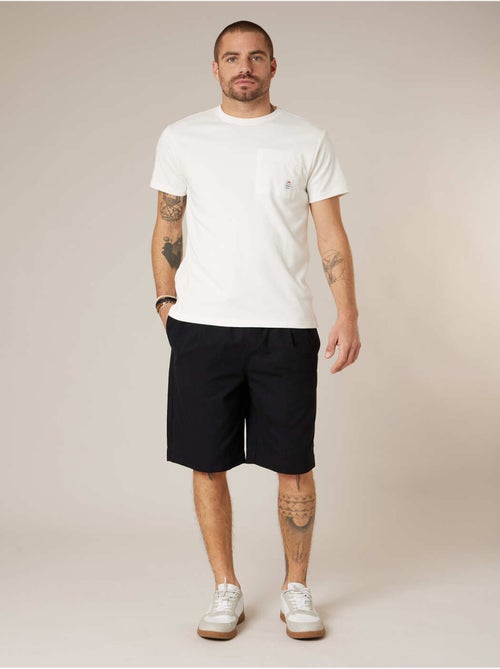 Bermuda loose homme en 100% coton 'Deeluxe' - Kiabi