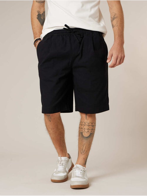 Bermuda loose homme en 100% coton 'Deeluxe' - Kiabi