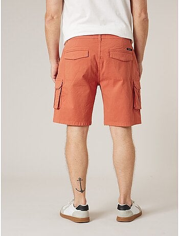 Bermuda loose homme en twill coton stretch 'deeluxe'