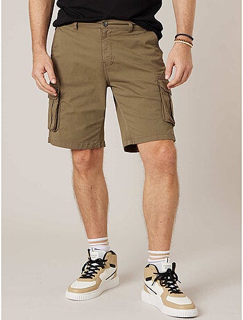 Bermuda loose homme en twill coton stretch 'deeluxe'
