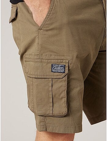 Bermuda loose homme en twill coton stretch 'deeluxe'