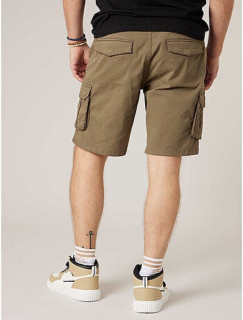 Bermuda loose homme en twill coton stretch 'deeluxe'