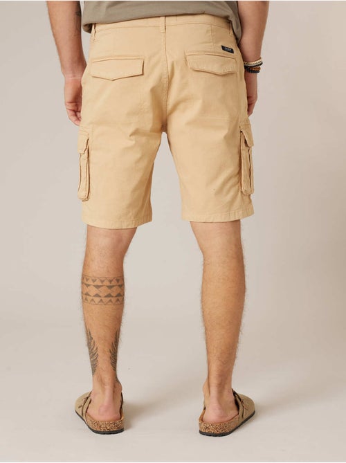 Bermuda loose homme twill coton strech  'Deeluxe' - Kiabi