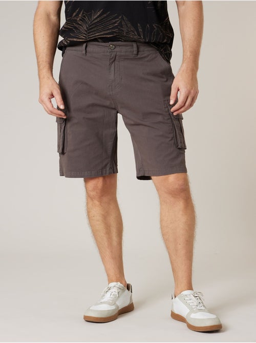 Bermuda loose homme twill coton strech  'Deeluxe' - Kiabi