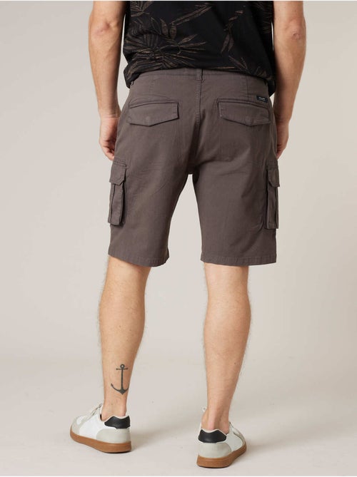 Bermuda loose homme twill coton strech  'Deeluxe' - Kiabi