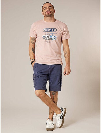 Bermuda loose homme twill coton strech 'Deeluxe'