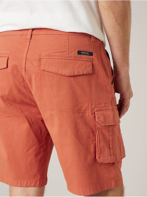 Bermuda loose homme twill coton strech  'Deeluxe' - Kiabi