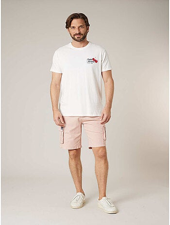 Bermuda loose homme twill coton strech 'Deeluxe'