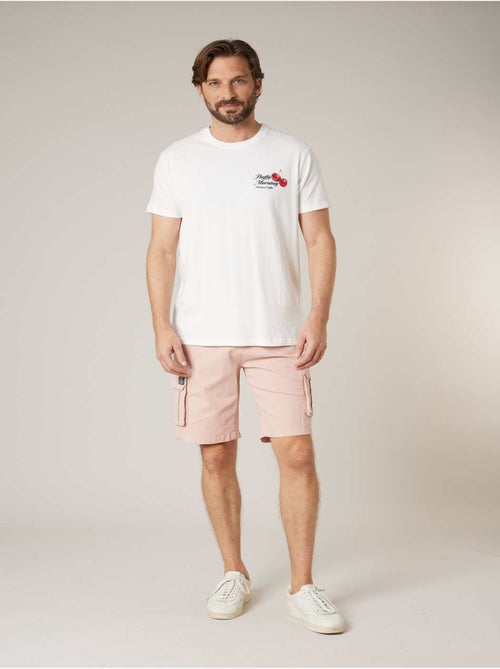 Bermuda loose homme twill coton strech  'Deeluxe' - Kiabi