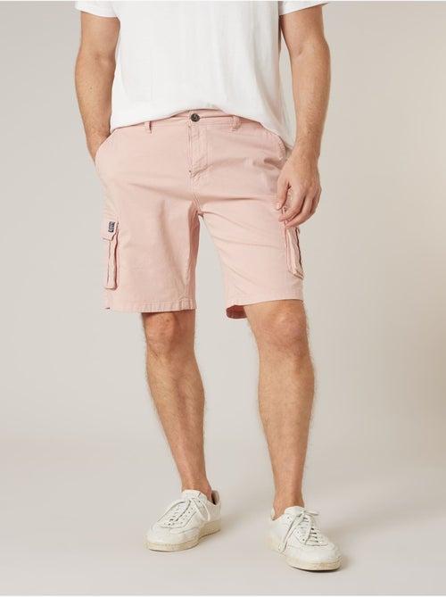 Bermuda loose homme twill coton strech  'Deeluxe' - Kiabi