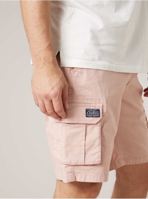 Bermuda loose homme twill coton strech  'Deeluxe' - Kiabi