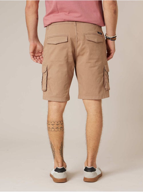 Bermuda loose homme twill coton strech  'Deeluxe' - Kiabi
