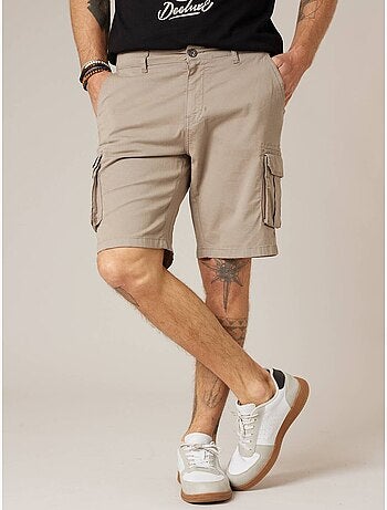 Bermuda loose homme twill coton strech 'Deeluxe'