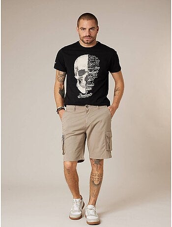 Bermuda loose homme twill coton strech 'Deeluxe'