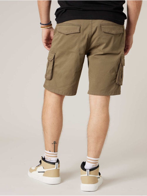 Bermuda loose homme twill coton strech  'Deeluxe' - Kiabi