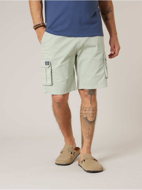 Bermuda loose homme twill coton strech  'Deeluxe' - Kiabi