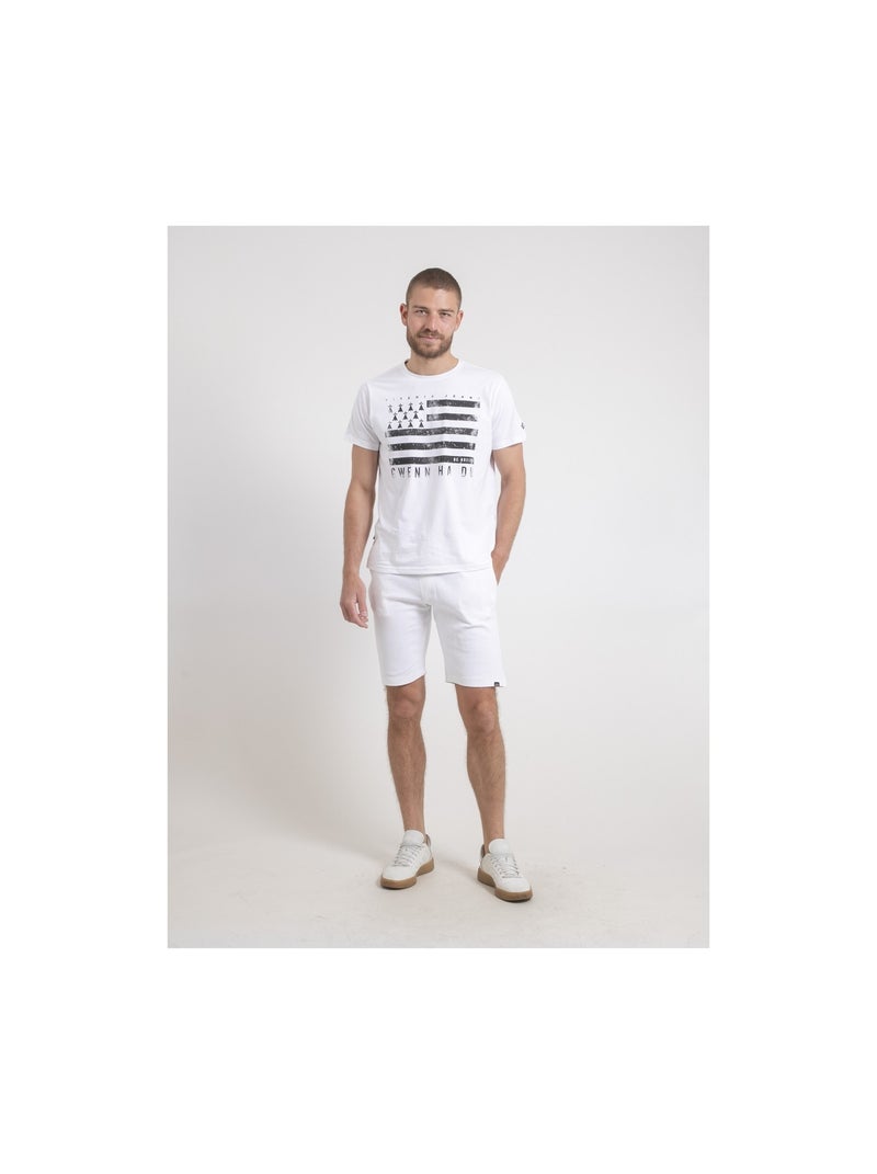 Bermuda maille BEVEER Blanc - Kiabi