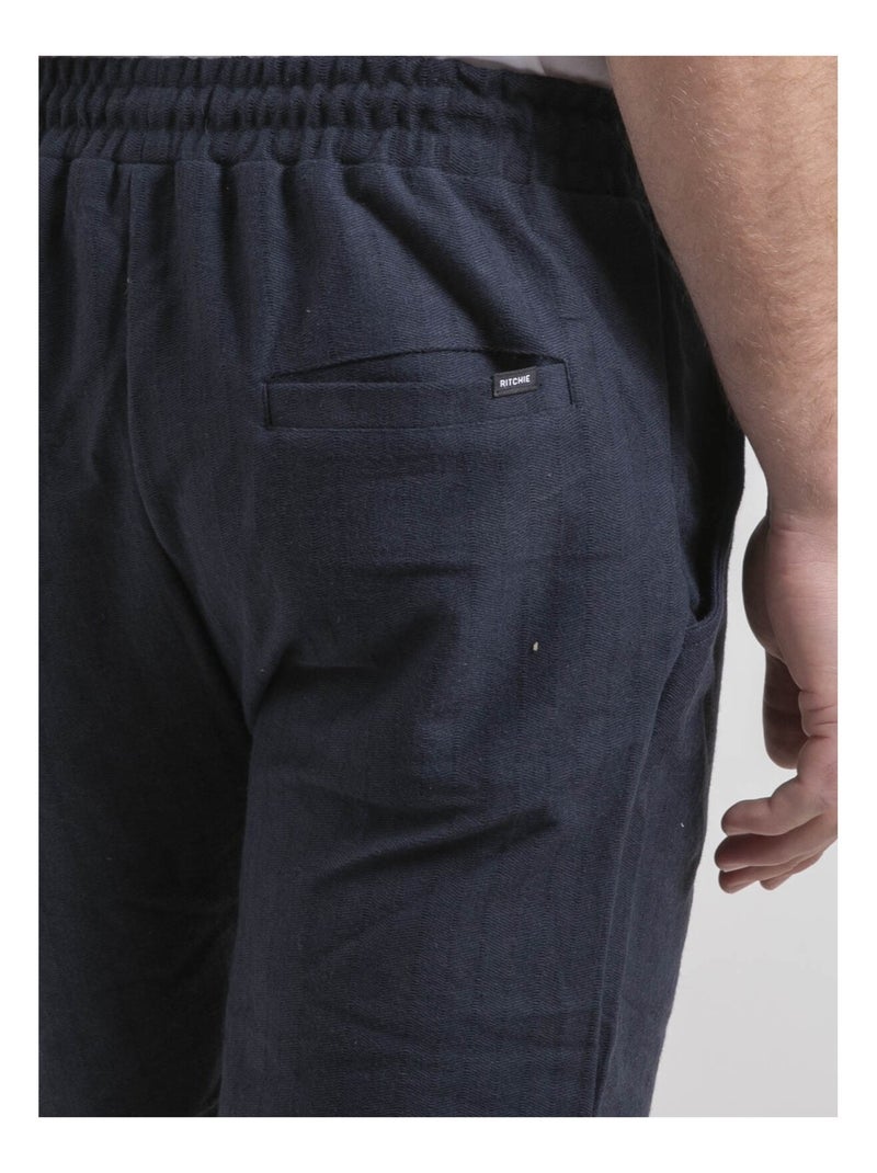 Bermuda maille BOPARIS Bleu marine - Kiabi