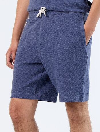 Bermuda maille lourde uni