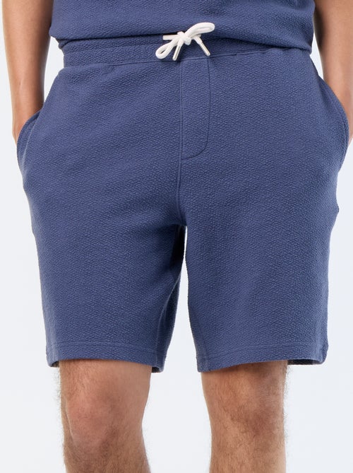 Bermuda maille lourde uni - Kiabi