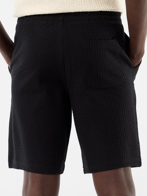 Bermuda maille lourde uni - Kiabi