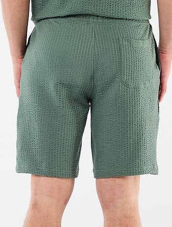 Bermuda maille lourde uni