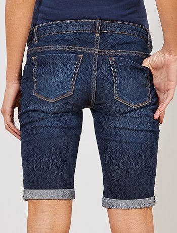 Bermuda maternité denim 'éco-conception' - Kiabi