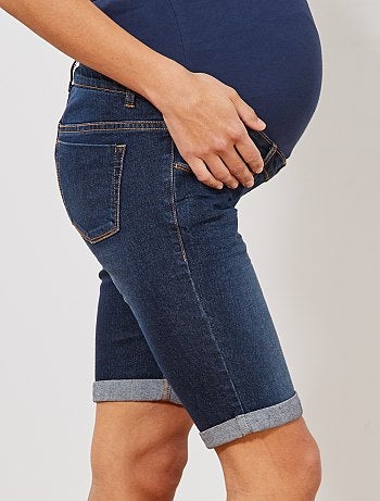 Bermuda maternité denim 'éco-conception' - Kiabi