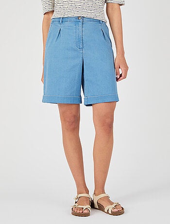 Bermuda mélange fibres Lyocell Tencel(TM) - Damart