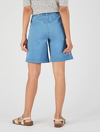 Bermuda mélange fibres Lyocell Tencel(TM) - Damart