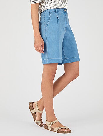 Bermuda mélange fibres Lyocell Tencel(TM) - Damart