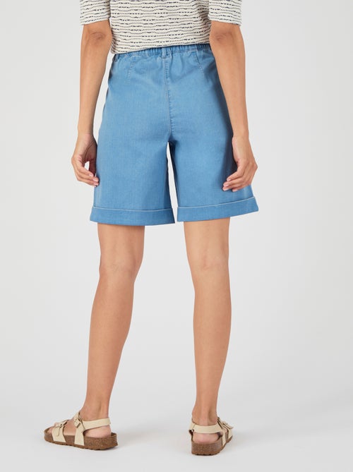Bermuda mélange Lyocell Tencel(TM) - Damart - Kiabi
