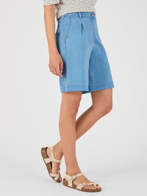 Bermuda mélange Lyocell Tencel(TM) - Damart - Kiabi