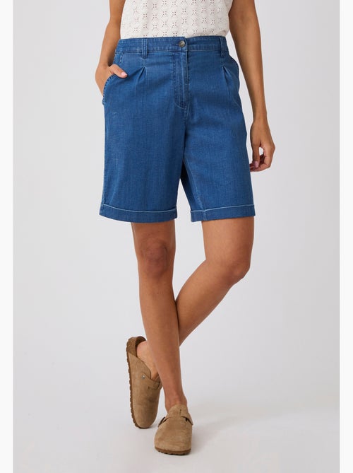 Bermuda mélange Lyocell Tencel(TM) - Damart - Kiabi