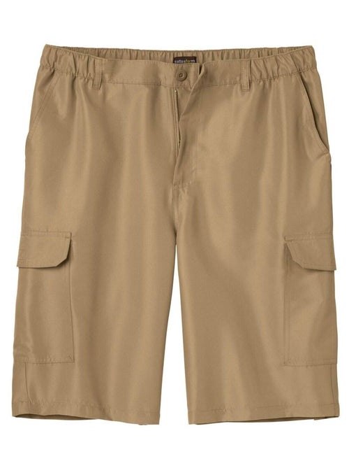 Bermuda Microfibre Cargo  - ATLAS FOR MEN - Kiabi