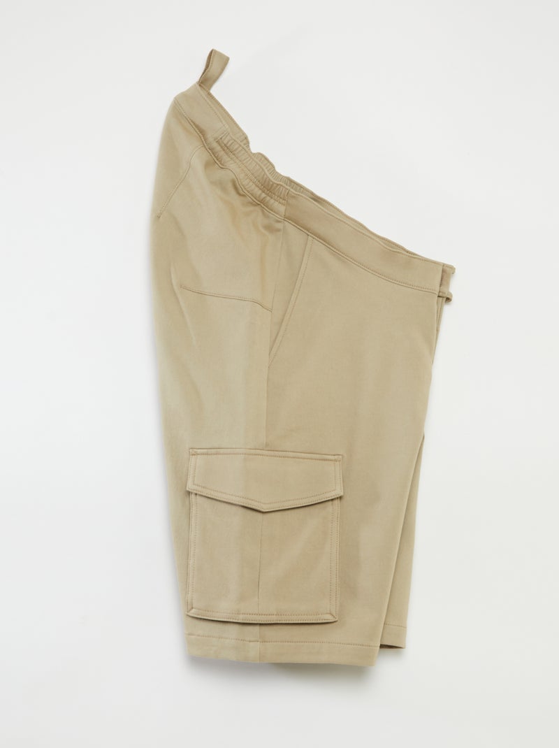 Bermuda molleton - So Easy beige - Kiabi