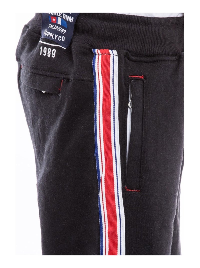 Bermuda molleton BAMAGA garçon Noir - Kiabi