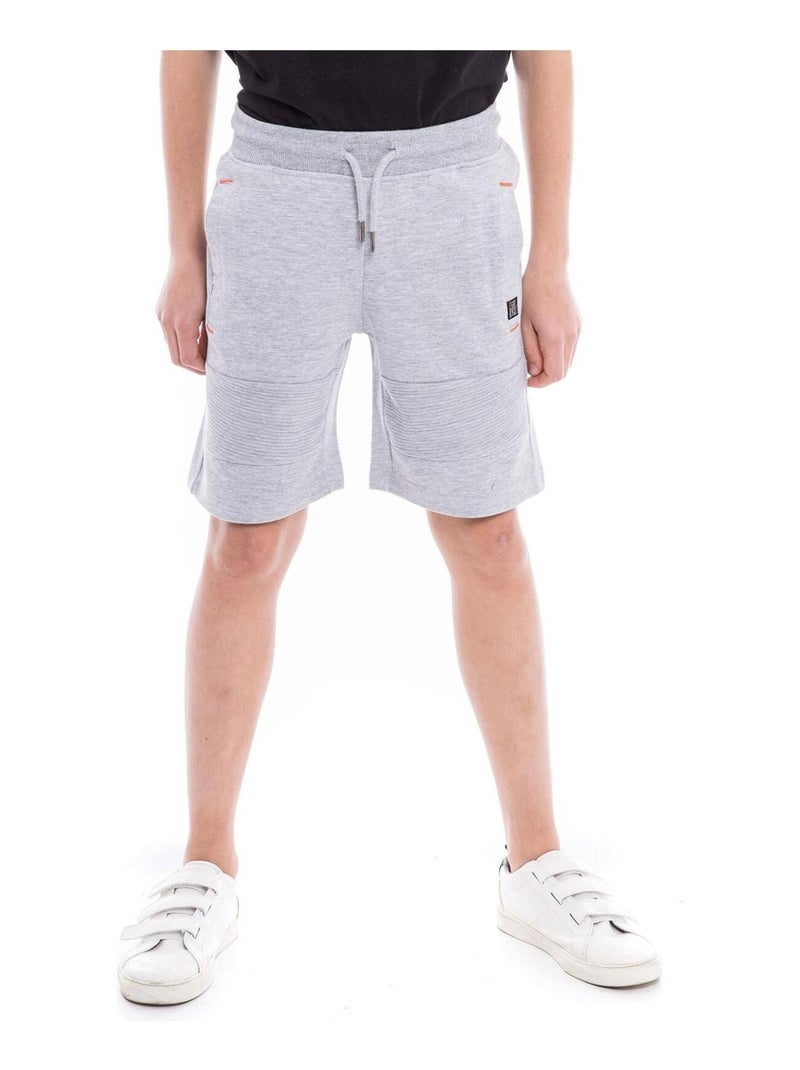 Bermuda molleton BANOON garçon Gris clair - Kiabi