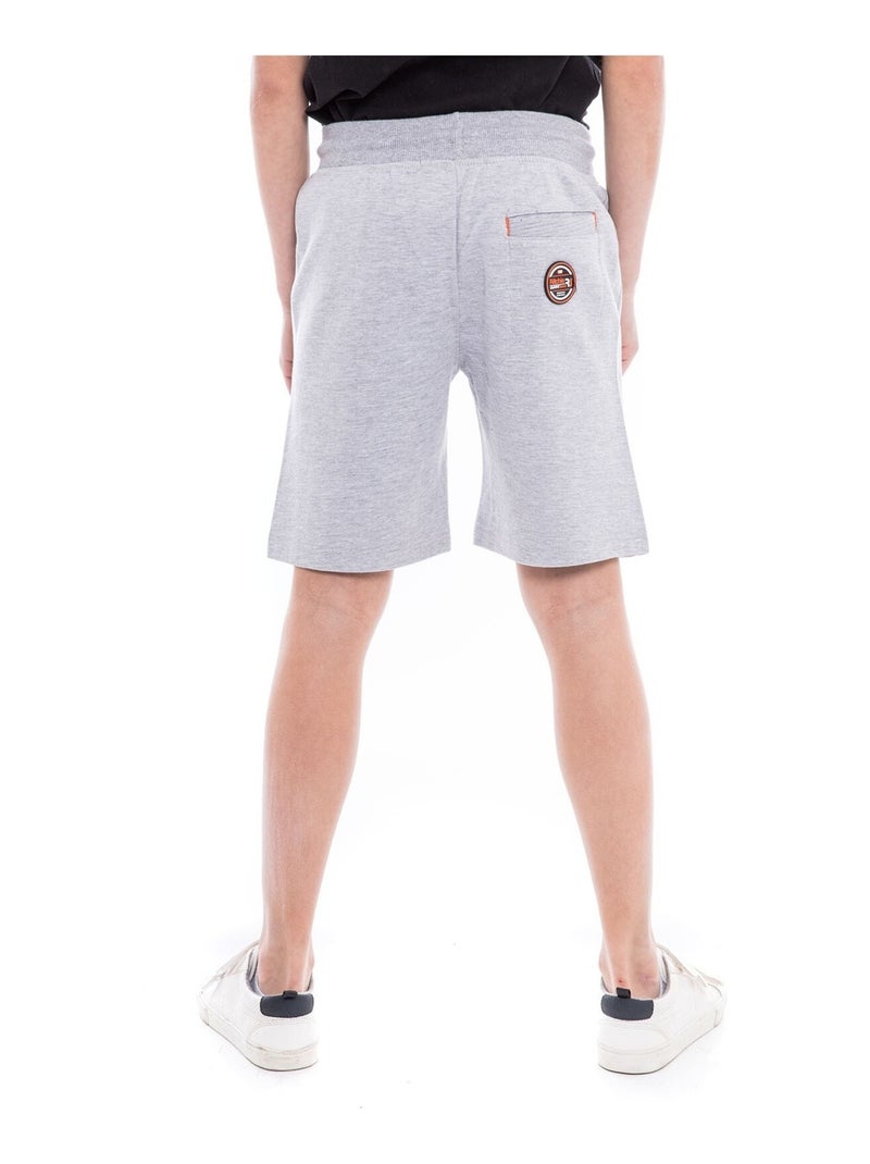 Bermuda molleton BANOON garçon Gris clair - Kiabi