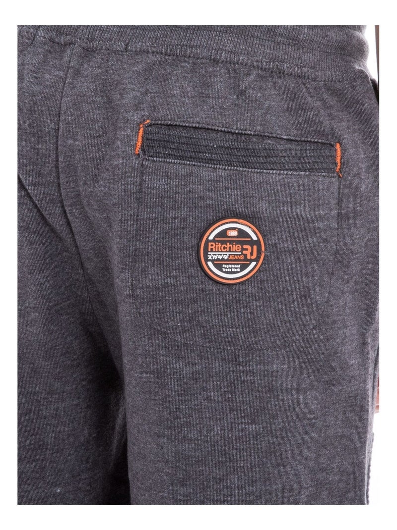 Bermuda molleton BANOON garçon Gris foncé - Kiabi