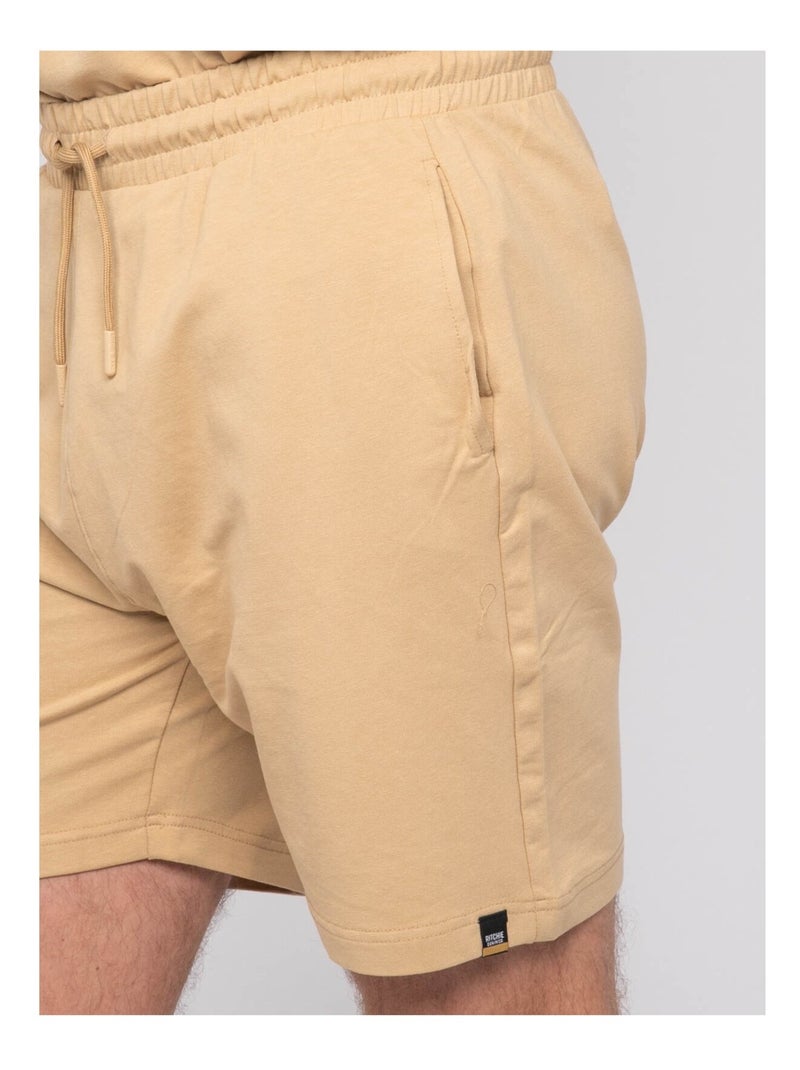 Bermuda molleton BELGAMY Beige - Kiabi