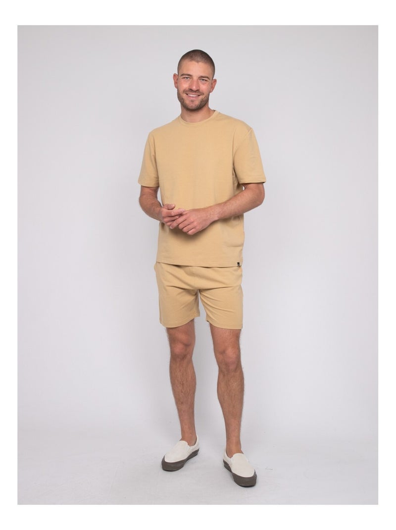 Bermuda molleton BELGAMY Beige - Kiabi