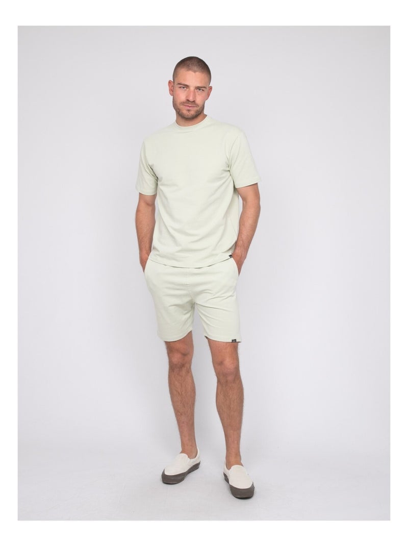 Bermuda molleton BELGAMY Vert pistache - Kiabi
