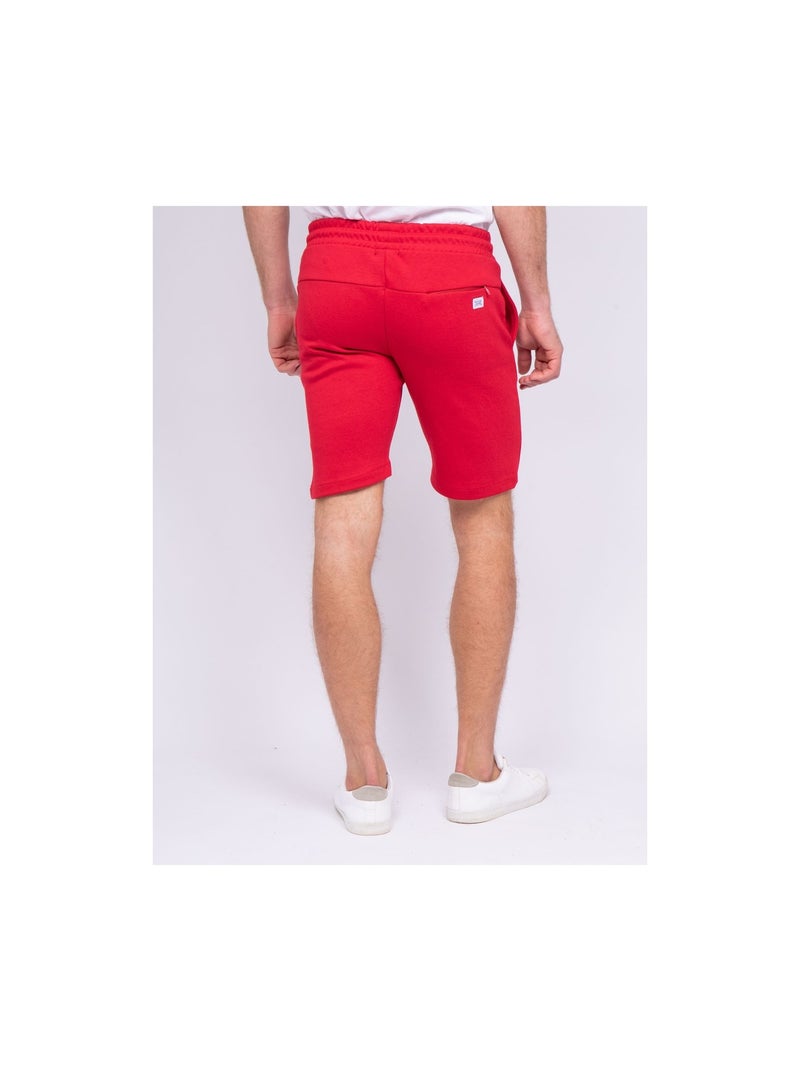 Bermuda molleton BELLO Rouge - Kiabi
