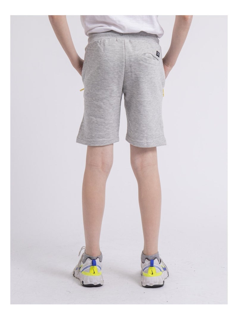 Bermuda molleton BERNY garçon Gris - Kiabi