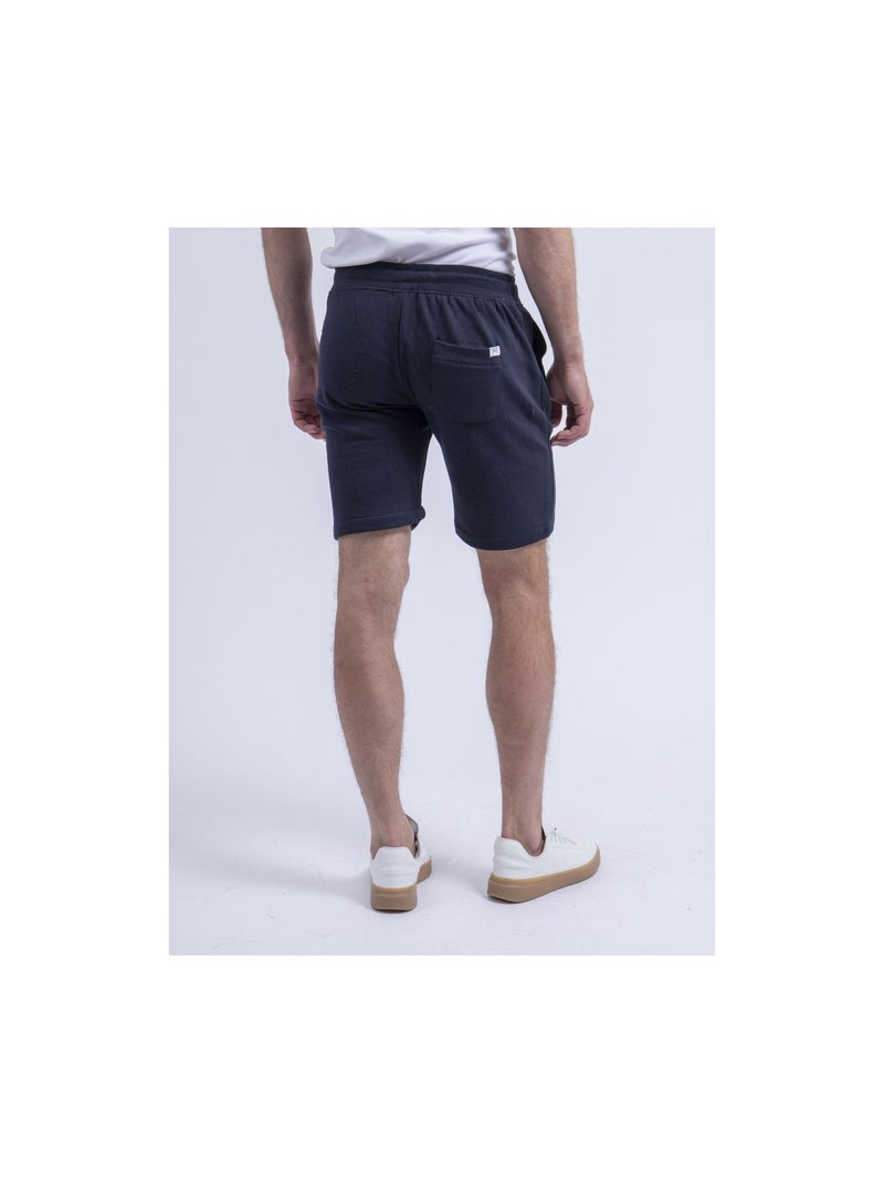Bermuda molleton BIDMIN Bleu marine - Kiabi