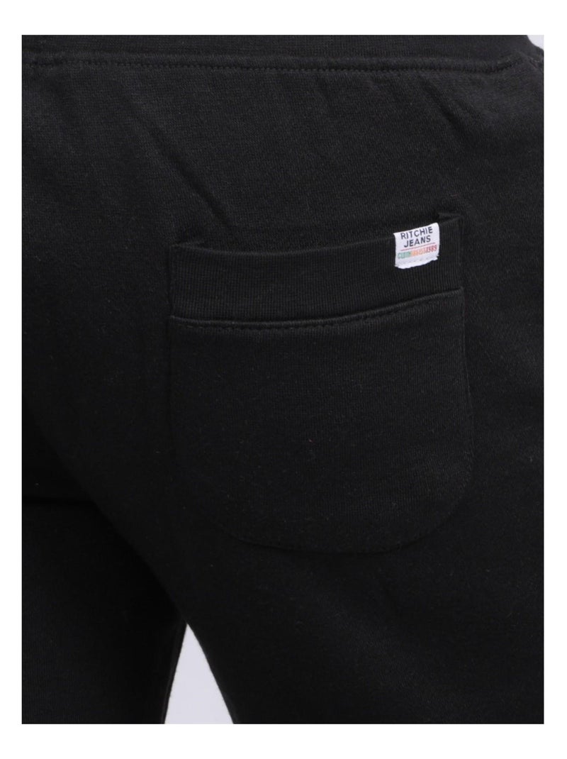 Bermuda molleton BIDMIN Noir - Kiabi
