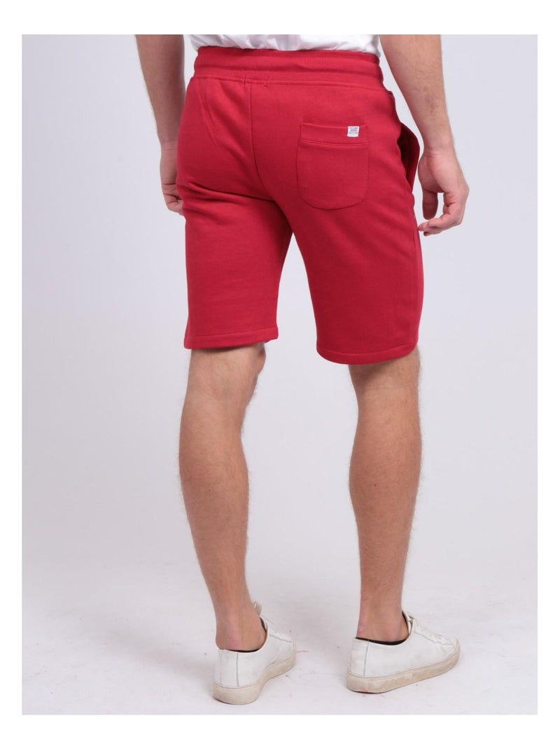 Bermuda molleton BIDMIN Rouge - Kiabi