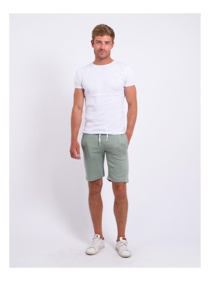 Bermuda molleton BIDMIN Vert - Kiabi