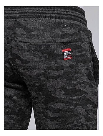 Bermuda molleton motif militaire BANVOU